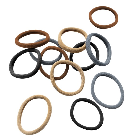 GIMME Medium Hair Ties Ponytail Ties 10CT - bundle and save = 2 packs for $15 - Picture 3 of 6